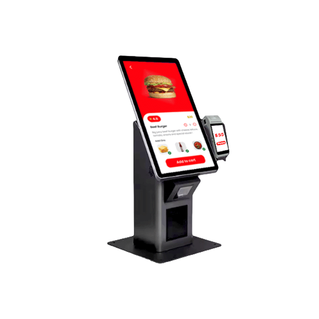 Scangle 21.5 inch Self ordering kiosk POS terminal